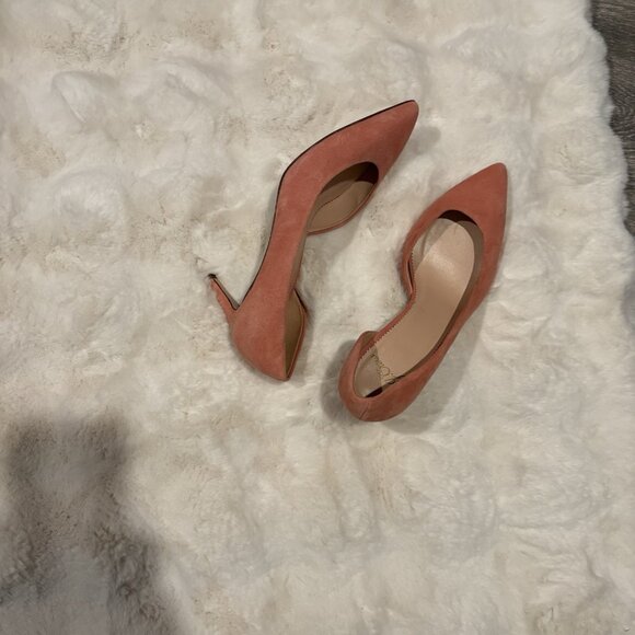 J. Crew Lucie suede d’Orsay leather pump - Picture 7 of 9